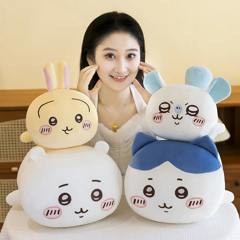 趴版乌萨奇chikawa公仔吉伊卡哇抱枕头毛绒玩具玩偶小八飞鼠趴枕