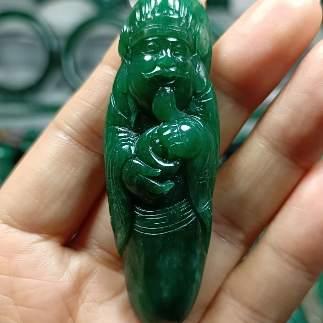 独山玉财神爷未镶嵌