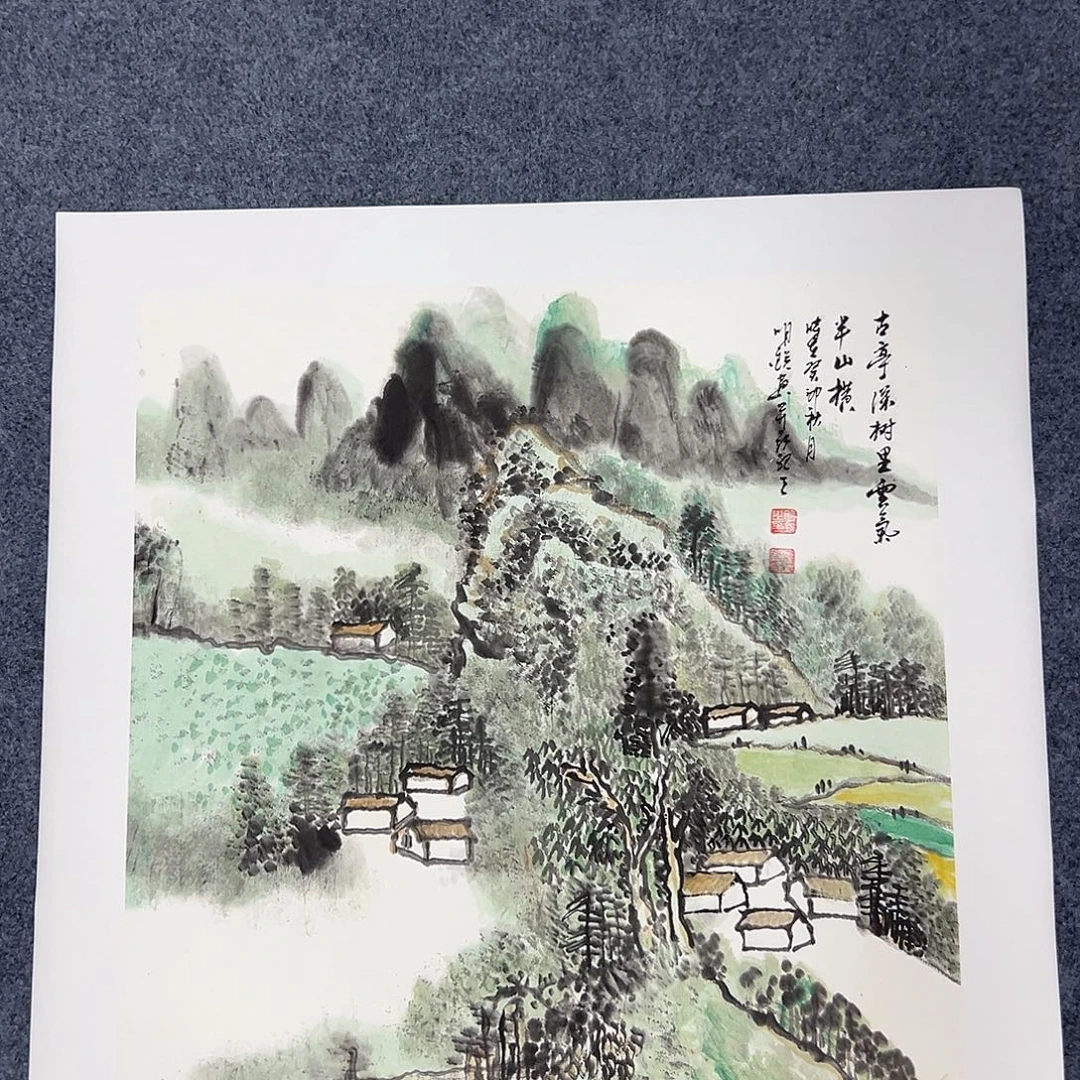 国画国画作品纯手绘作品
