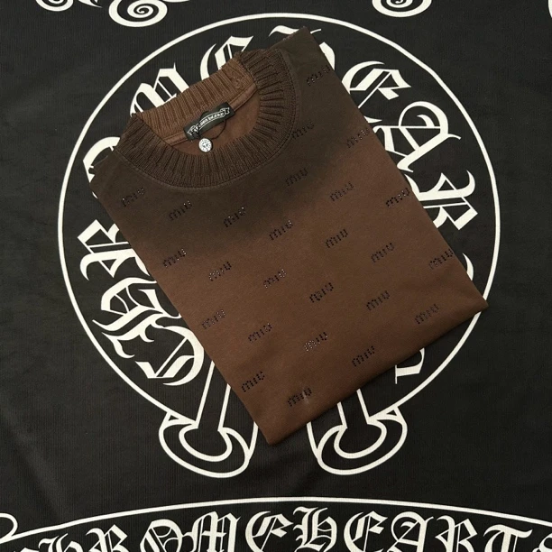 【BB】【5110】轻奢高级感重磅满钻设计感T恤短袖（男女同款）