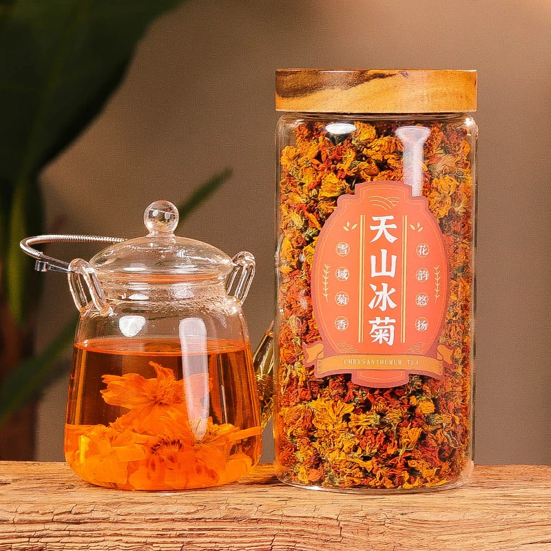 【玻璃大罐装】新疆天山冰菊130g雪域冰菊泡水喝口感清甜无涩味