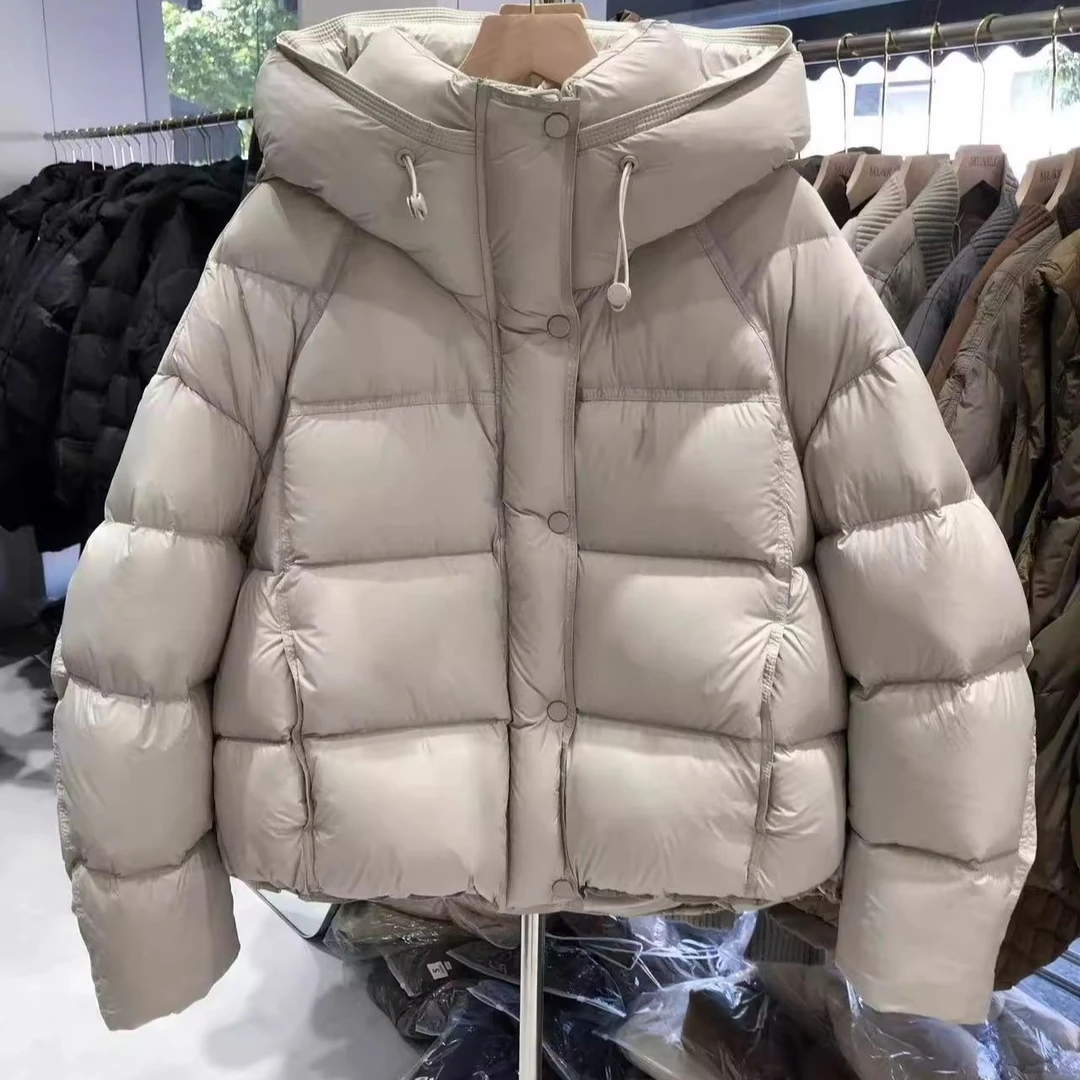2025冬季爆款新款女士短款连帽棉服显瘦时尚高级韩版加厚保暖外套