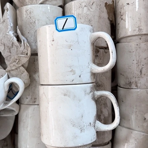 瓷片国营厂库存微瑕失圆1