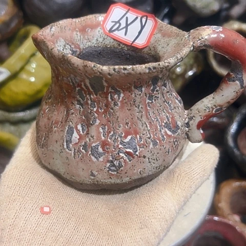 粗陶花盆手工花盆制作