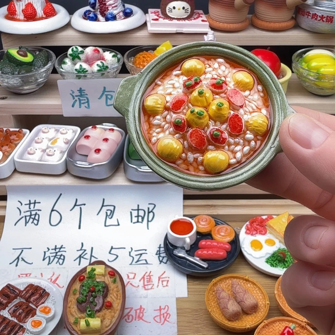 树脂食玩冰箱贴 凭开箱视频售后