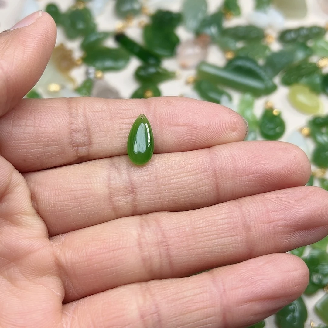 和田玉（碧玉）玉坠未镶嵌骑****你