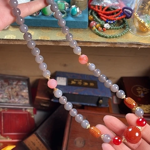 滴血莲花菩提吊坠