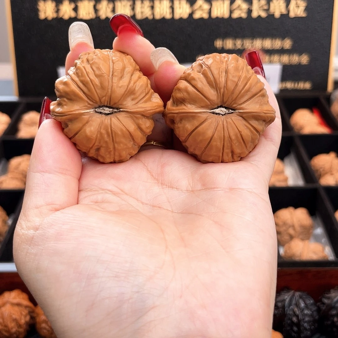 把件文玩核桃42南瓜全品边肚同尺➕蝴蝶肩4231