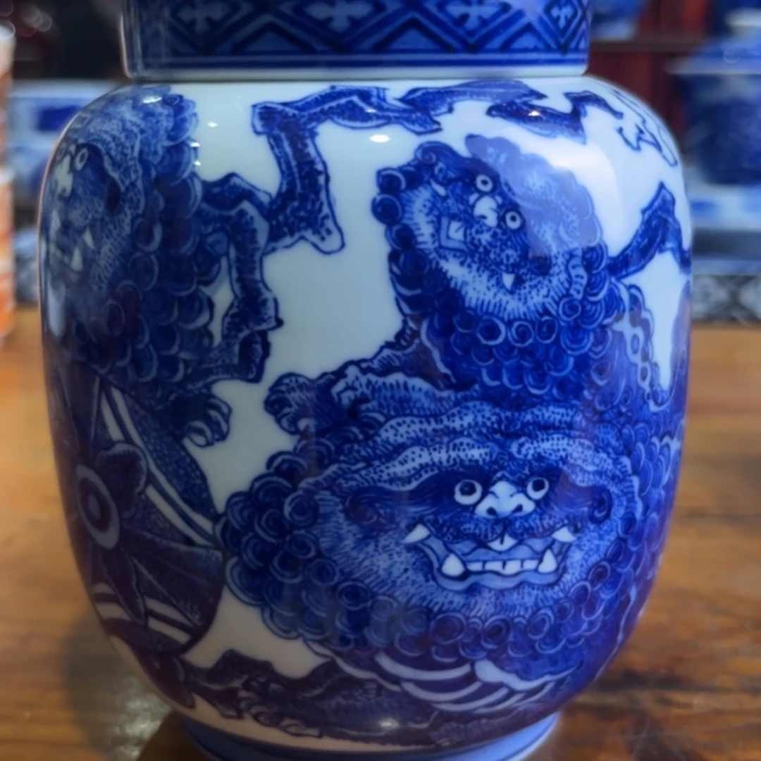 【闪购商品】罗*青花茶叶罐