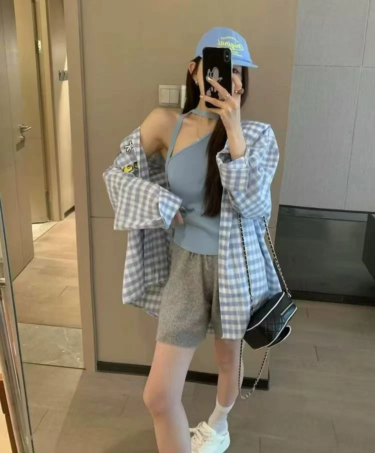 【620-819】 陈思思女装2025春季新款宽松衬衫孤品