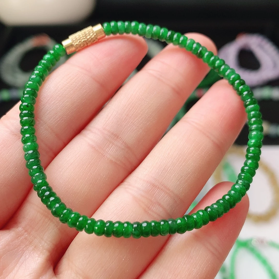 翡翠未镶嵌手链翡翠