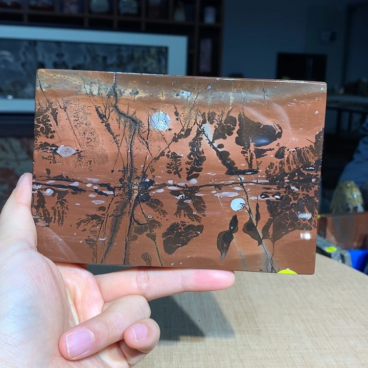 广西国画石摆件，观赏收藏