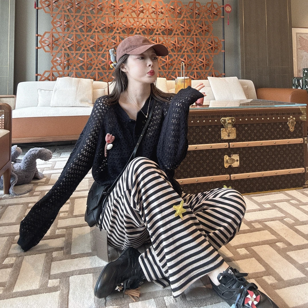 BETTER JOELAY-【一支玫瑰】潮流时尚百搭简约T恤长袖潮流LL6025