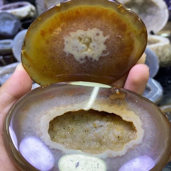 水晶珠宝半成品未镶嵌聚宝盆