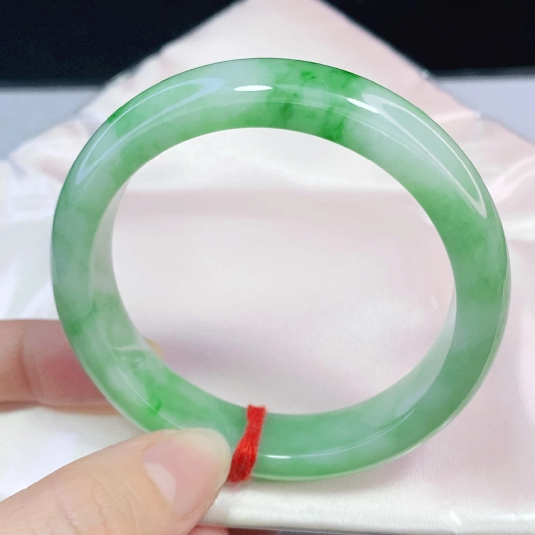 未镶嵌手镯翡翠54.5正圈