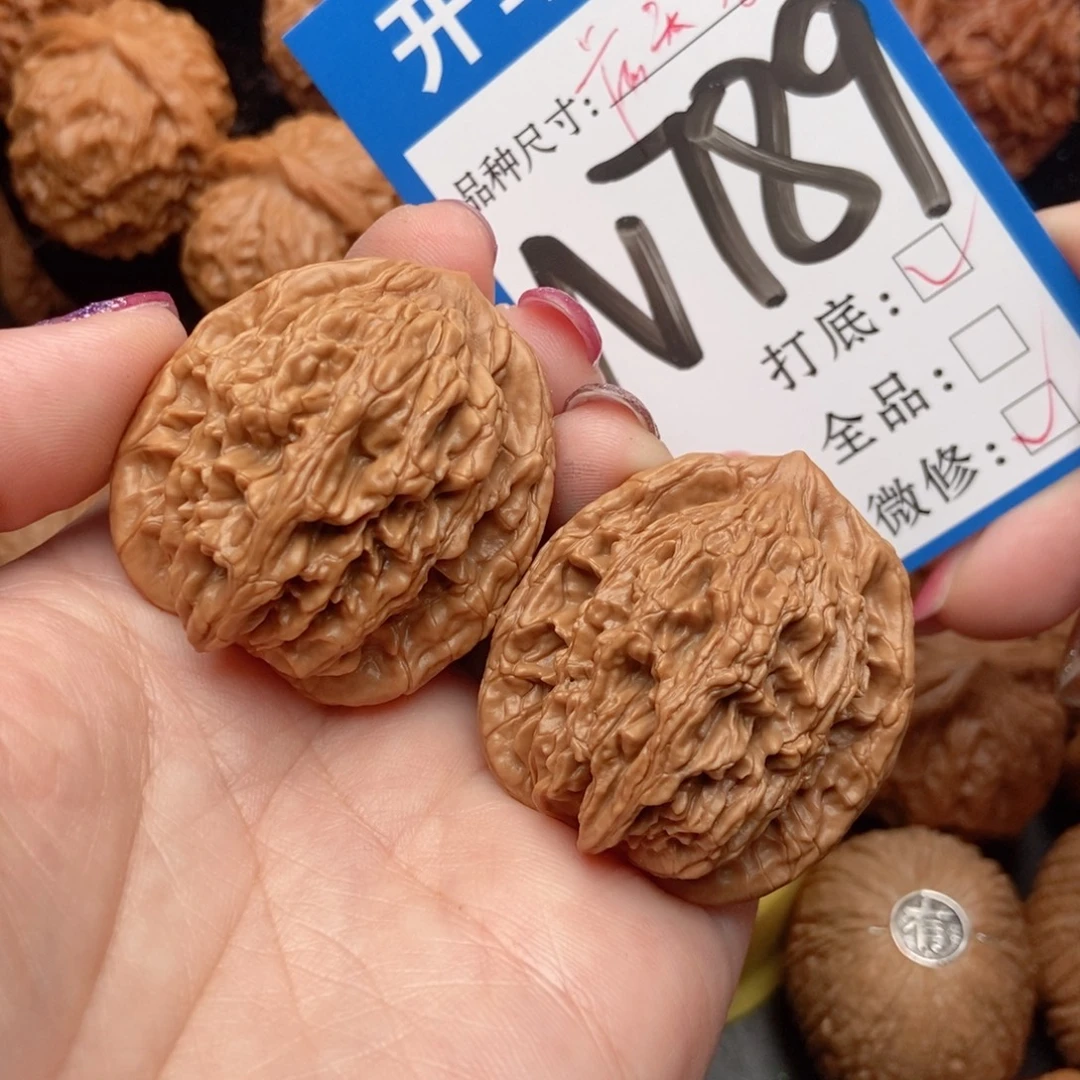 桃核吊坠核桃虎头