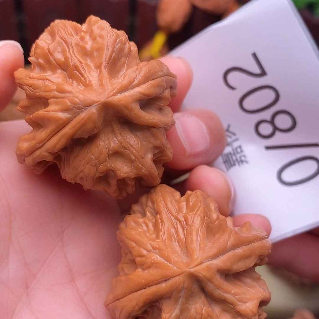 喜***瓜文玩核桃把件曹大龙