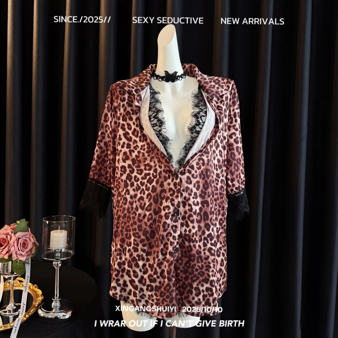 冰丝睡衣女夏季半袖短裤凉感高级感春秋薄款性感25新款家居服套装