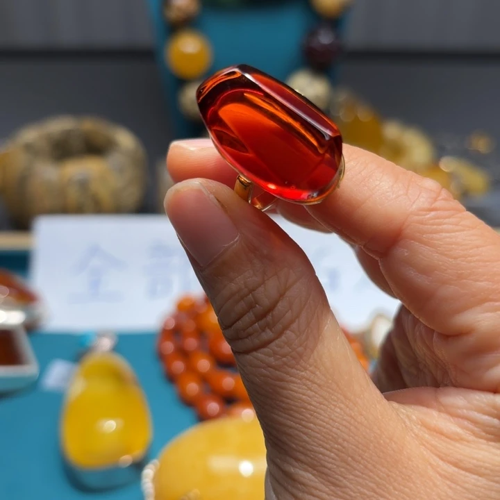 琥珀未镶嵌手链波兰设计琥珀蜜蜡