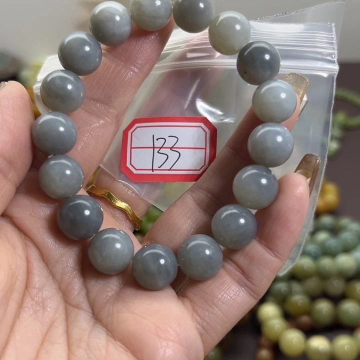 蛇纹石玉未镶嵌手链