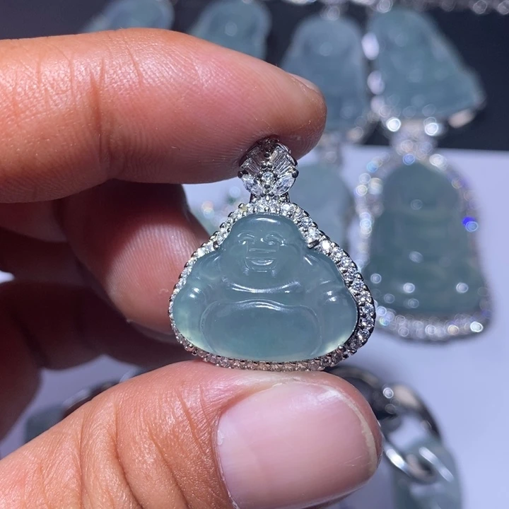 翡翠未镶嵌颈饰天然翡翠