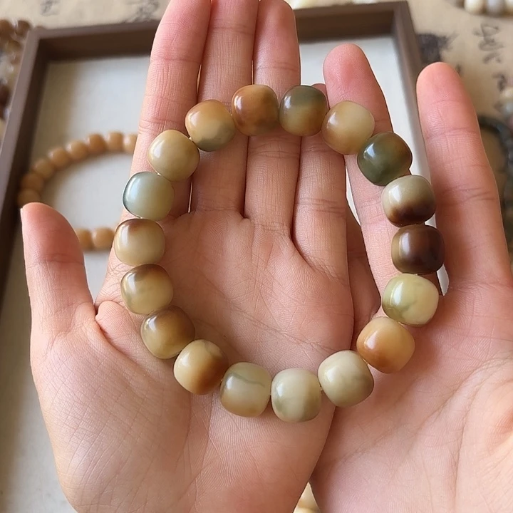 手串菩提根/象牙果卡14油王干磨桶珠