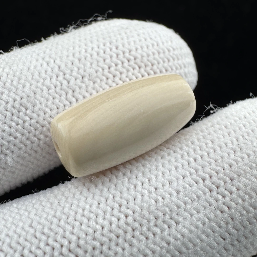 D6469天然猛犸牙勒子8.7x17.6mm支持鉴定 假一罚四