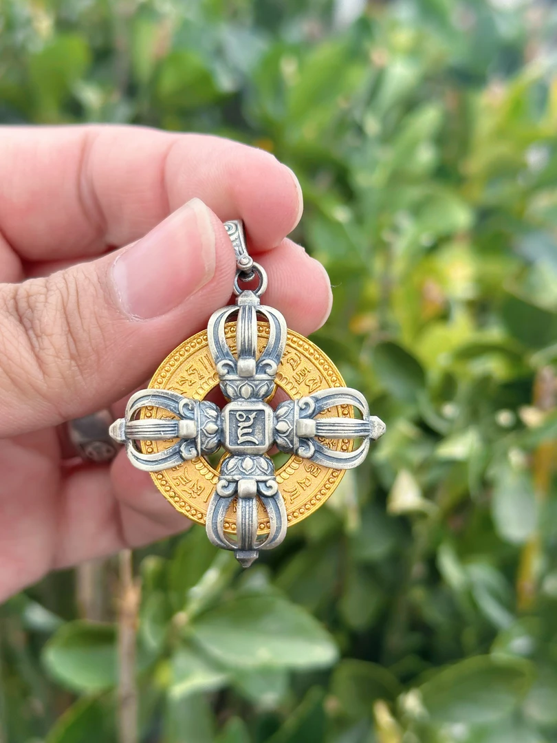 【梵光】藏地纯手工项链时尚百搭绿度黄c