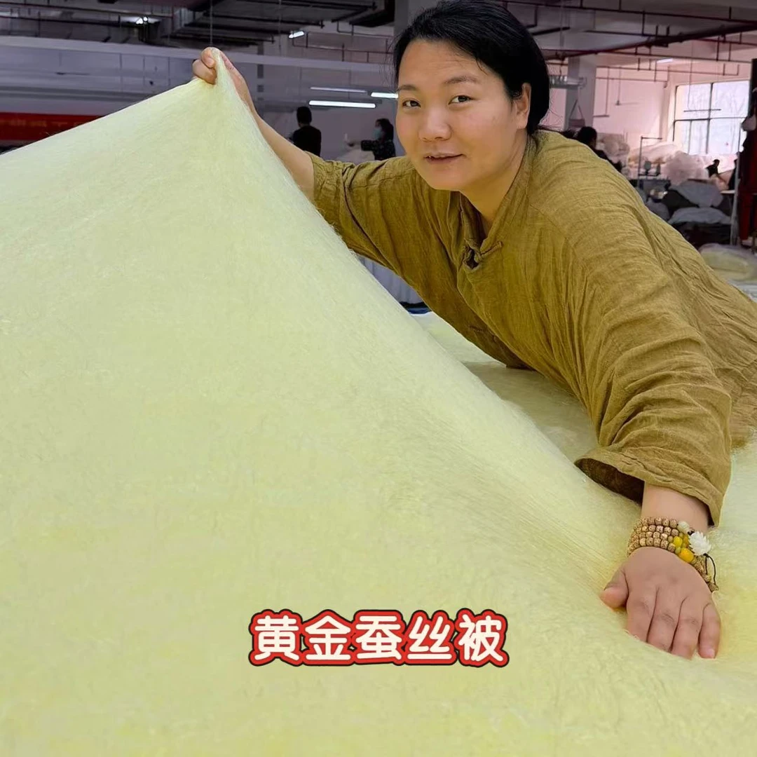 N杜嘉班纳-黄金蚕丝被！100%蚕丝被子被芯春秋被结婚送礼正品高端