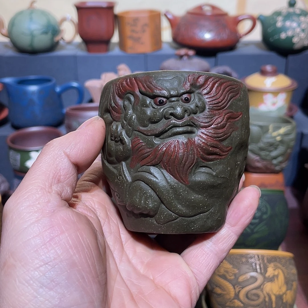 原矿紫砂手工主人杯