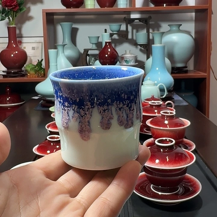 抖***音景德镇高温陶瓷杯子