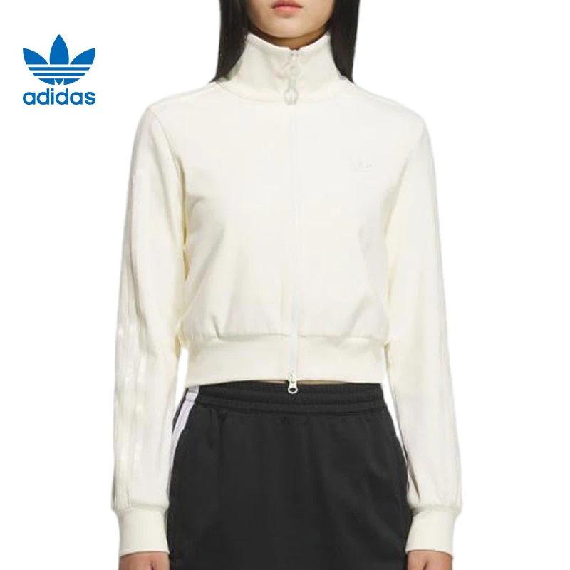 流光风adidas阿迪达斯三叶草女子运动休闲夹克外套KB5445