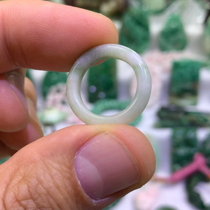 独山玉未镶嵌戒圈15.8内径