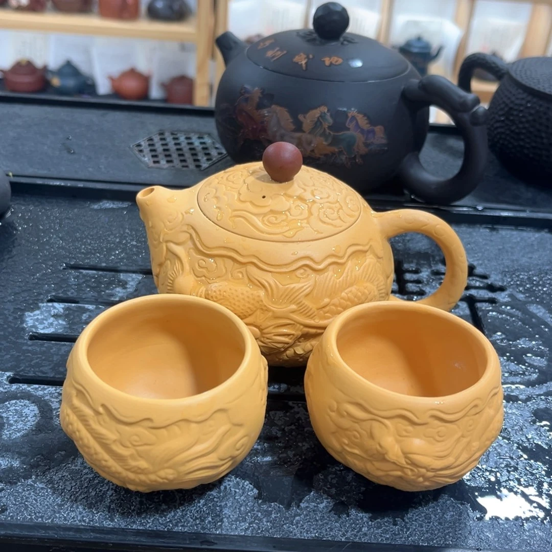 茶杯紫砂一壶2杯123