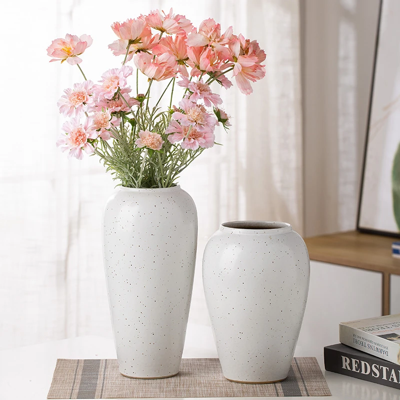 景德镇高温陶瓷花瓶摆件客厅插花新中式玄关花器水培插花