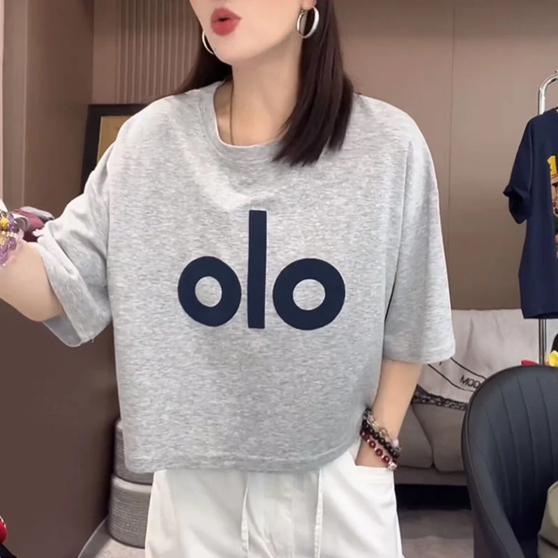 美式休闲灰色短袖T恤女2025夏季新款简约时尚百搭慵懒风半袖上衣