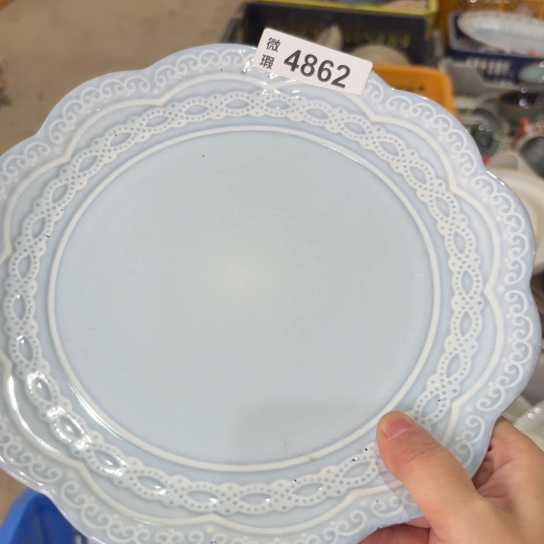 灼***华陶瓷4862 微瑕陶瓷餐具2个