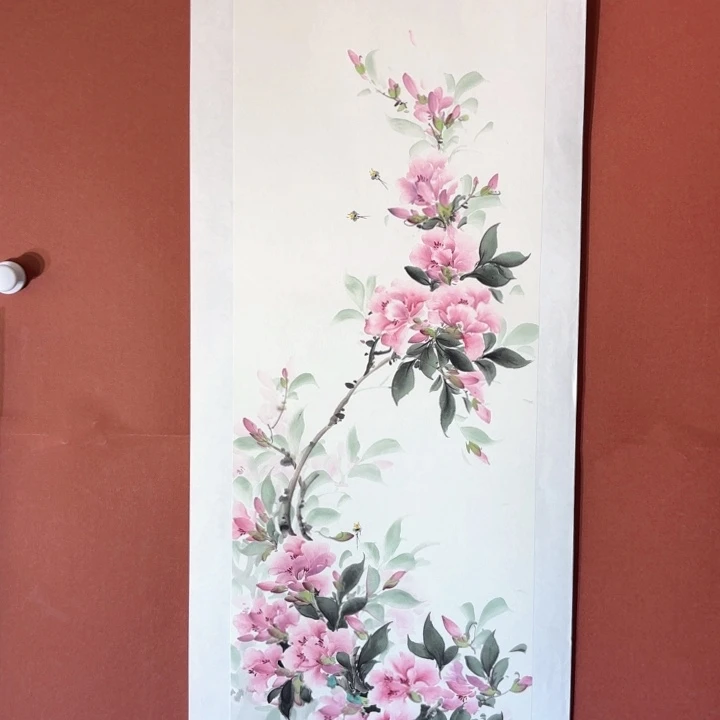 国画听兰老师花鸟