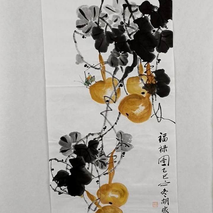 装饰字画小品手工画8654