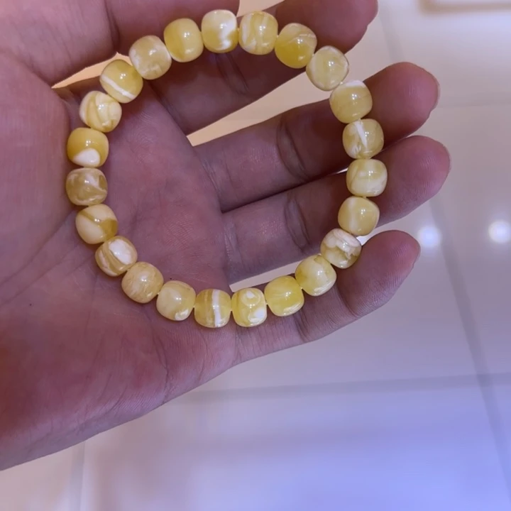 手链琥珀未镶嵌蜜蜡
