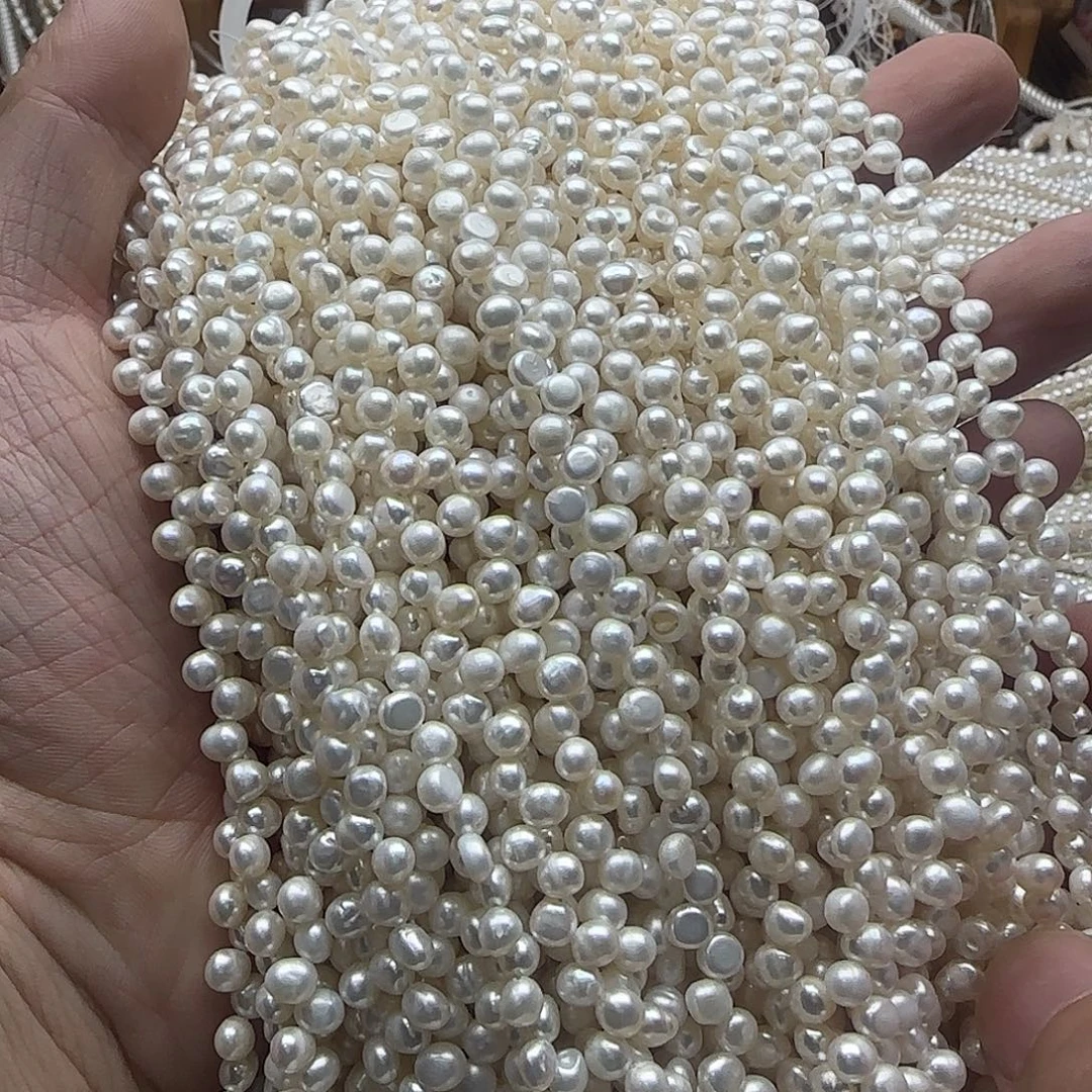 半成品淡水珍珠未镶嵌小花瓣