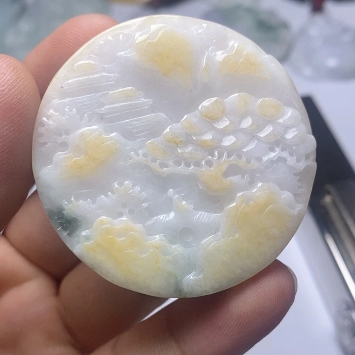 颈饰未镶嵌翡翠翡翠