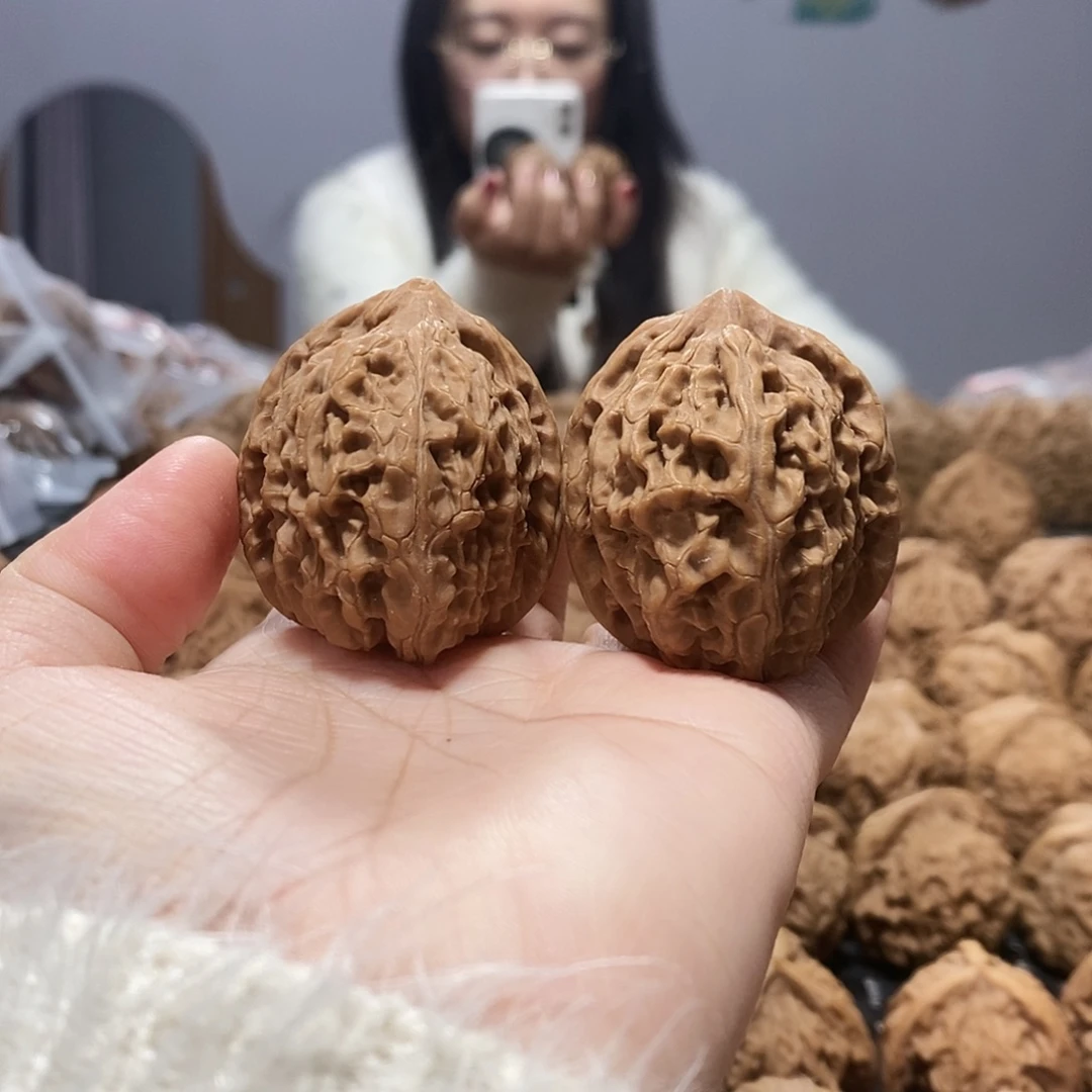 文玩核桃吊坠荔枝纹37磕