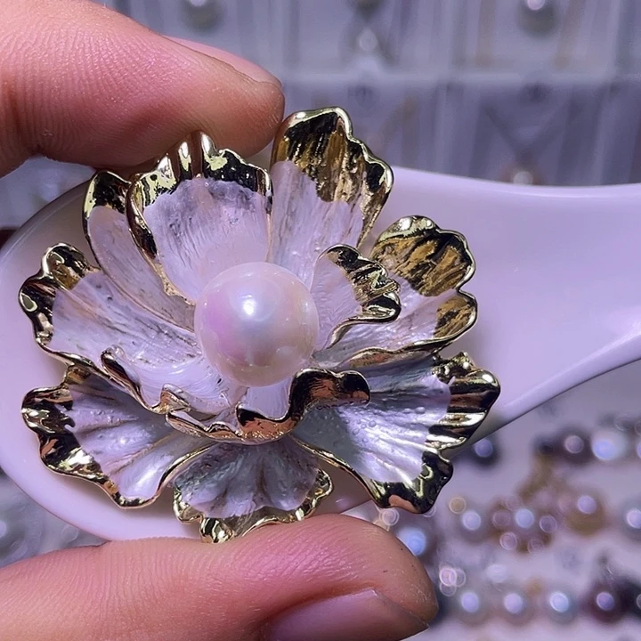 合金淡水珍珠颈饰70