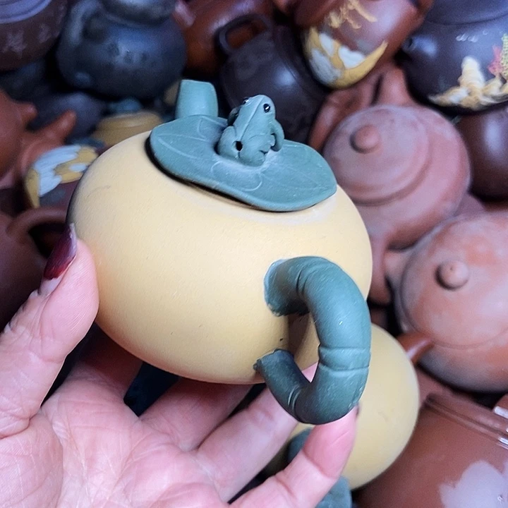 全手工制作宜兴紫砂茶壶