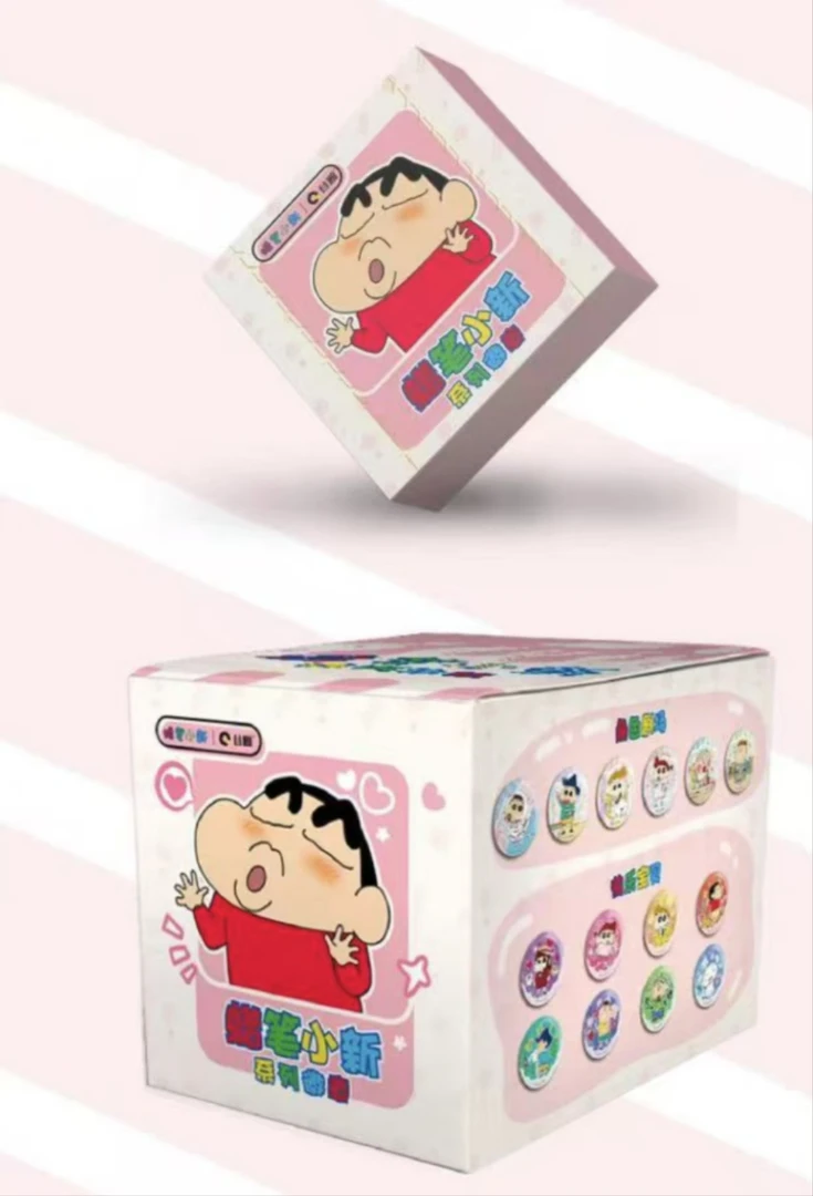 【亏米大转盘】谷圈 蜡笔小新 系列收藏吧唧徽章盲盒 28款（代拆）