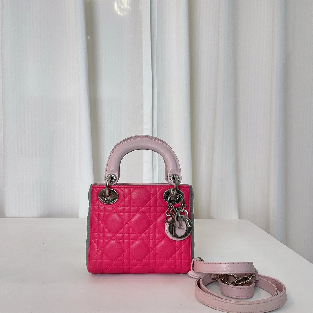 95新 DIOR/迪奥 迪奥拼色戴妃B573