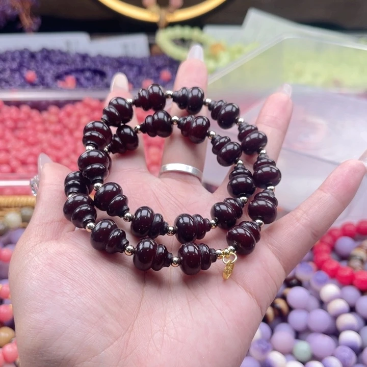 白玉菩提吊坠q12mm30颗。溏心小葫芦