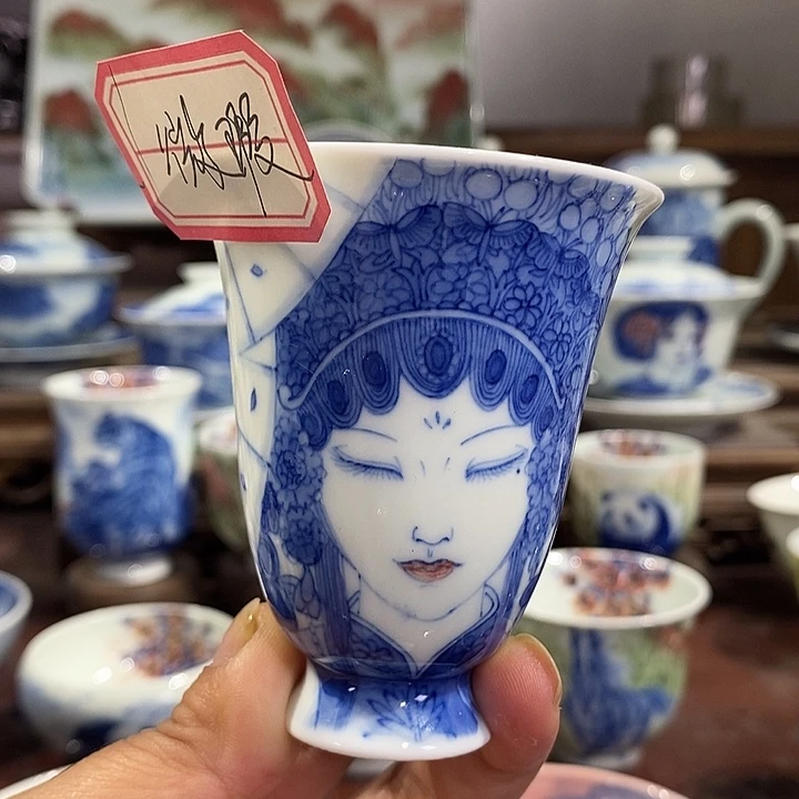 杯景德镇手工手绘陶瓷，高亮兴老师作品