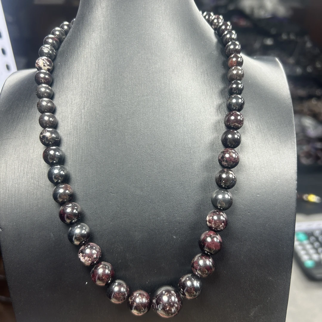 老四舒俱来三店精选 老油紫圆珠塔链项链